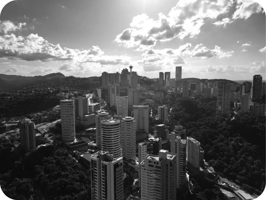 Foto aérea peb do bairro vila da serra